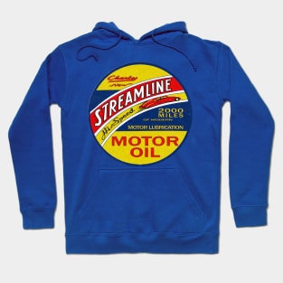 Retro Streamline Motor Oil Sign Hoodie